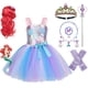 thumbnail image 2 of Disfraz De Sirena Para Niñas , Princesa Para Niños , Cumpleaños , Halloween Fiesta De Verano, 2 of 4