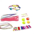 thumbnail image 1 of Juego de Trenzador de Cuerda de Mano DIY, Kit de Cuerda de Pulseras de la Amistad, Kit de Pulsera Juego de Fabricante de Pulseras de Cuerda de Mano Elástica Rosa, 1 of 5