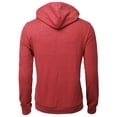 thumbnail image 4 of H2H Mens Casual Slim Fit Pullover Hoodie Long Sleeve Lightweight With Kanga Pocket (CMOHOL050), 4 of 6