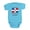 Turquoise, variant on CafePress - Made In The Dominican Republic - Cute Infant Bodysuit Baby Romper - Size Newborn - 24 Months