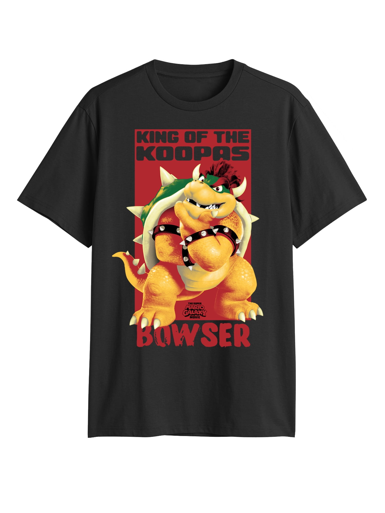 Super Mario, Men's & Big Men's Graphic Tee, Bowser, Sizes XS-3XL