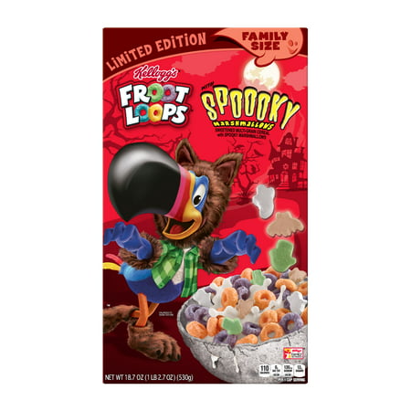 Kellogg's Froot Loops with Marshmallows Halloween Edition 18.7 Oz ...
