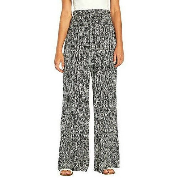 Three Dots Ladies' Printed Pant Item (Chevron, L)