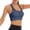 Blue, variant on Endives Women's Racerback Sports Bra Comfort Wide Strap Full Coverage High Support Athletic Tank Tops for Yoga Workout Fitness Brassieres Bra Gym Yoga Bras