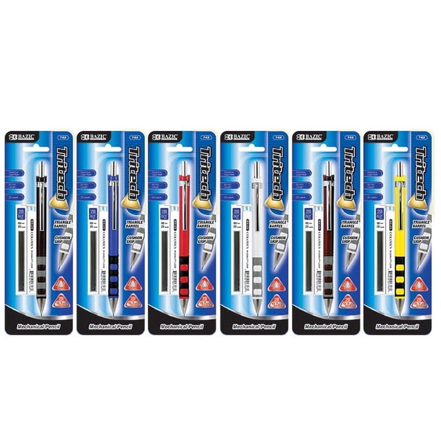 Bangkit Bazic Tritech 0.7 Mm Mechanical Pencil W/ Ceramics High-Quality Lead