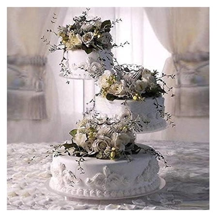 3 Tier Acrylic Wedding Cake Stand (STYLE R300)