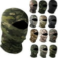 thumbnail image 2 of Pasamontañas de camuflaje para exteriores, para ciclismo, caza, protección para la cabeza, 2 of 3