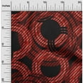 thumbnail image 2 of oneOone Cotton Cambric Red Fabric Geometrical Sewing Material Print Fabric By The Yard 42 Inch Wide, 2 of 4