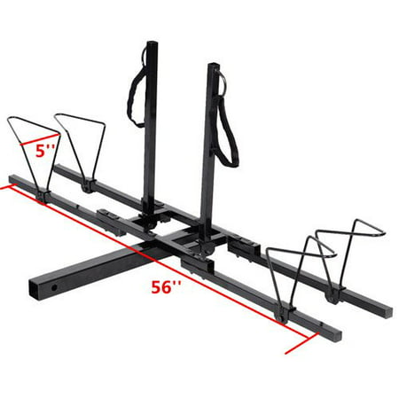 New Upright 2 Mountain Bike Rack Hitch Carrier 2