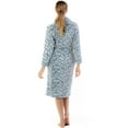 thumbnail image 2 of Casual Nights Women's Jacquard Print Fleece Plush Robe, 2 of 3