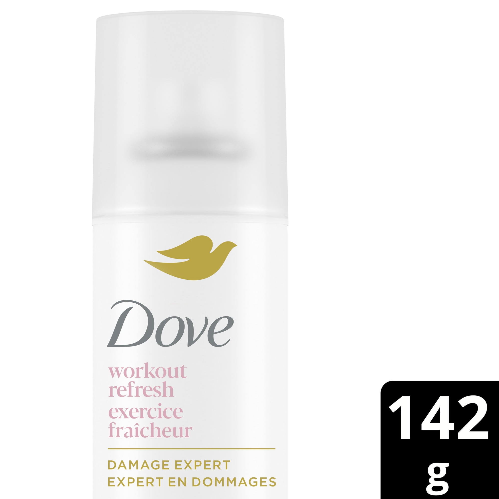 Dove Advanced Dry Shampoo Post Workout Hair Without Water Refresh & Revive Workout Refresh Lasting Fragrance for 2 Days 142g, 142 g Dry Shampoo