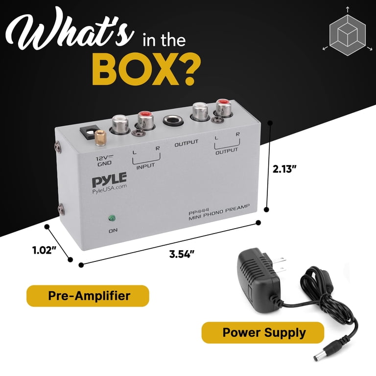 Pyle PP444 Ultra Compact Phono Preamp photo 7