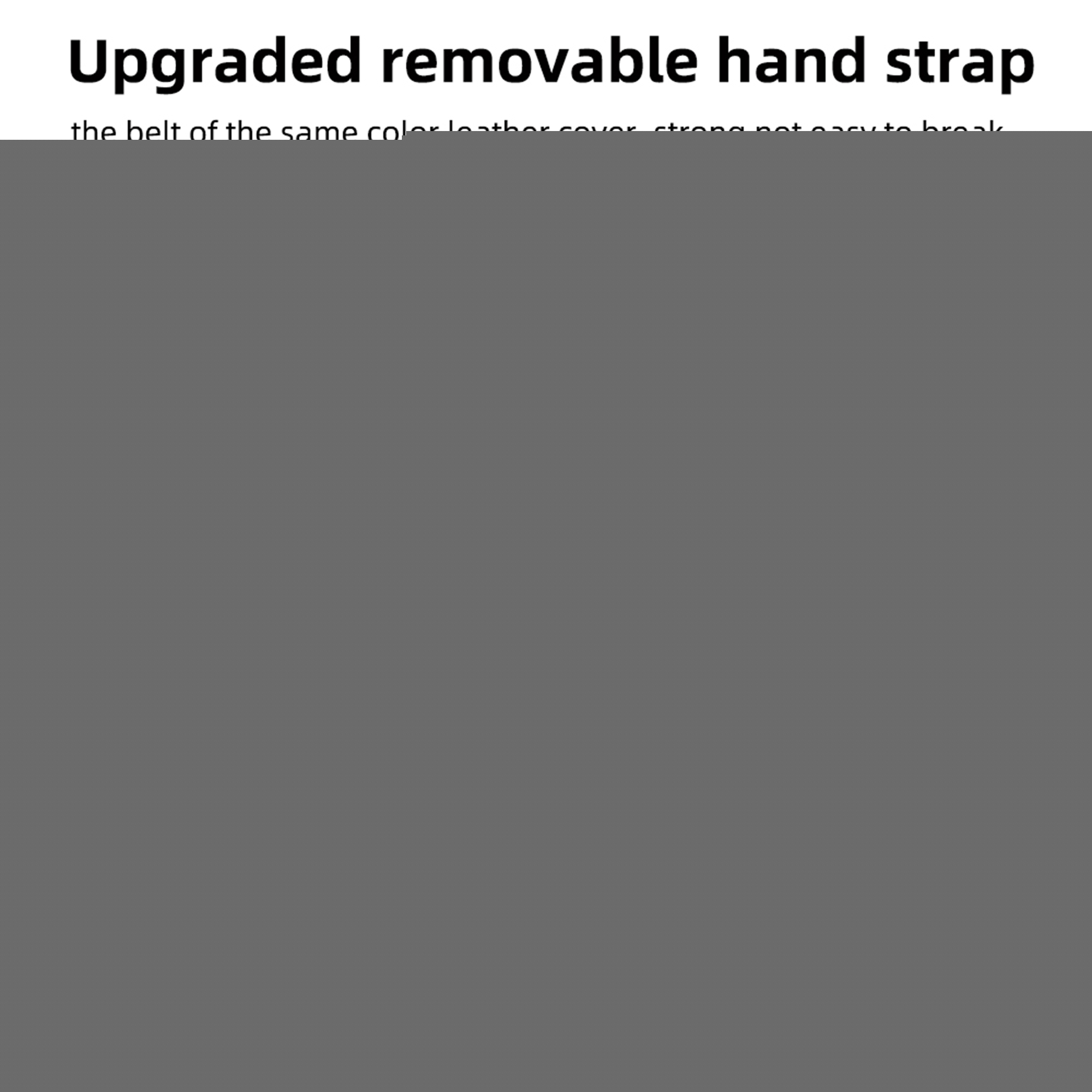 thumbnail image 3 of Dteck for Samsung Galaxy S25+ Plus Case Crossbody Wallet, Zipper Phone Case with 6 Credit Card Holder Wrist Strap Purse Leather Cover for Women Compatible with Samsung Galaxy S25+, Gray, 3 of 7