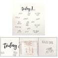 thumbnail image 4 of Manta Baby Milestone Blanket Record Baby's Today First Times Pure Cotton Unisex Niños Chicas para bebés Fotografía de foto Fondo de apoyo Baby Shower Regalos 47 * 47 pulgadas Abody Manta, 4 of 7