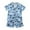 Blue1, variant on MHZLDYZ Kids Clothes Boys Girls Cute Printed Short Sleeve Shorts Satin Pajamas Universal Loungewear Set Girls Outfit Girls Clothes Size 10 12 Girls Summer Clothes(White,110)