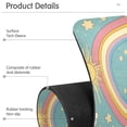 thumbnail image 4 of Yayeee Faucet Mat for Kitchen Sink 14.7" Diatomite Long Splash Guard Pad, Retro Beige Rainbow, 2 Pack, 4 of 7