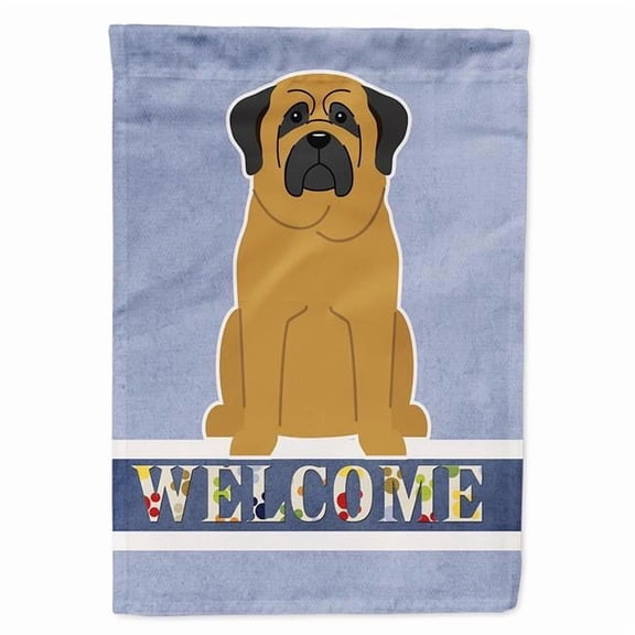 Carolines Treasures BB5599CHF Mastiff Welcome Flag Canvas House Size