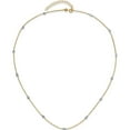 thumbnail image 3 of 14K Yellow & Rhodium White Polished D/C With 2 In Ext Necklace (20 X 3.3) Made Italy sf2629-18, 3 of 5