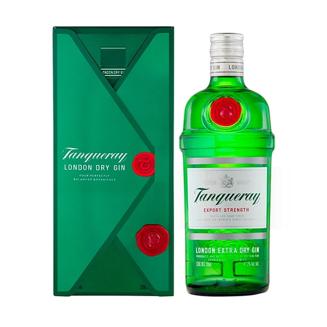 Ginebra Tanqueray London Extra Dry 750 ml + 1 caja coleccionable