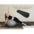 thumbnail image 4 of Extra Thick Yoga Mat - 10mm Thick, 84 Inch Long, 30 Inch Wide, Black, 4 of 7