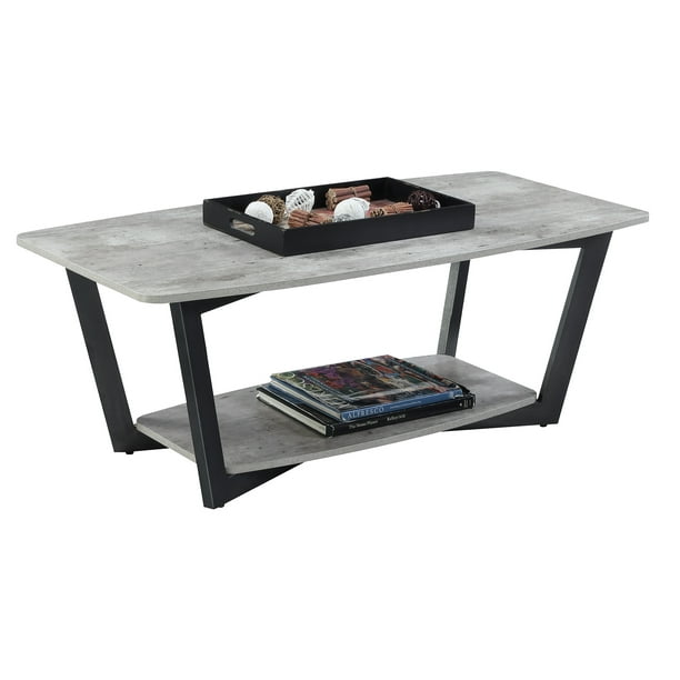Convenience Concepts Graystone Coffee, Coffee Table Stone Look