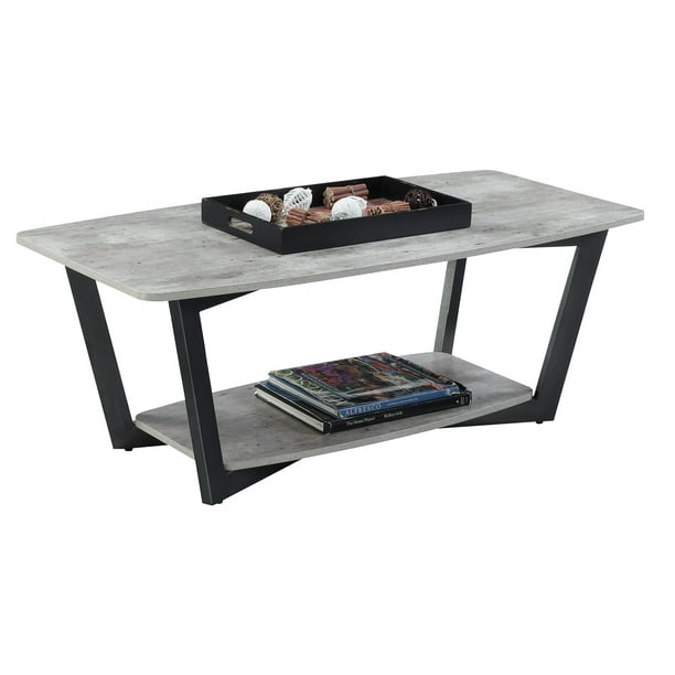 Convenience Concepts Graystone Coffee Table Com Convenience Concepts Graystone Coffee, Coffee Table Stone Look