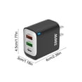 thumbnail image 3 of USB C Wall Fast Charger Block,3-Port Dual PD Power Adapter+ QC Multiport USB Wall Plug Double Type C Charging Block, 3 of 6