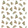 thumbnail image 3 of Tropical Animals Duvet Cover Set, Koala Pattern Design Mammals of Nature Australian Animals, Decorative 3 Piece Bedding Set with 2 Pillow Shams, Calking Size, White Grey, by Ambesonne, 3 of 3
