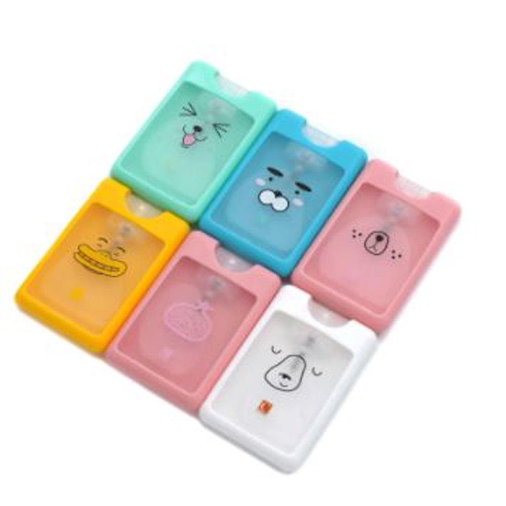 Pocket Mini Hand Sanitizer Spray Credit Card Style6 pcs