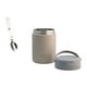 thumbnail image 2 of Contenedor Acero Inoxidable para Alimentos con Tapa y Asa, Incluye Cubierto Plegable en la Tapa, Color Beige, Capacidad 800 mililitros, 2 of 11