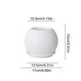 thumbnail image 3 of Sruoe Plant Pots, Flower Pots, Decorative Plant Pot, Flower Pot, Indoor Outdoor Planters for Home Garden Balcony Patio, Home Decor Garden Decor, 3 of 7