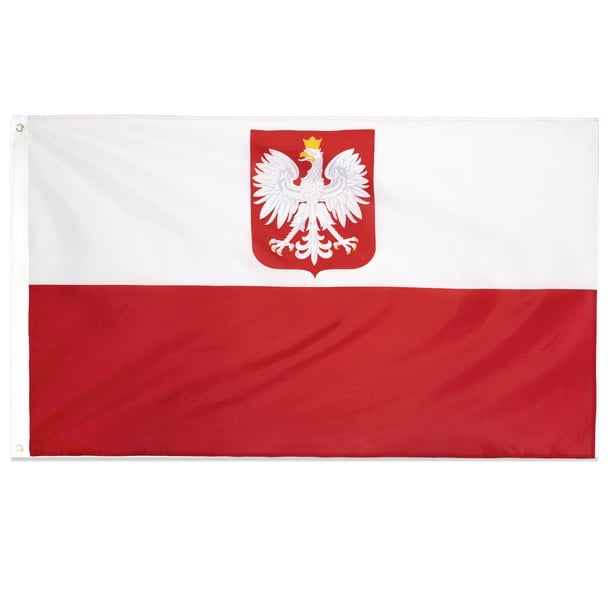 Bandera DANF FLAG Polonia 91x152 cm Poliéster