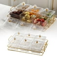 thumbnail image 2 of Candy Plate Fruit Box Small Snacks Divided Refreshment Tray Dried Fruit D Prof, 2 of 8