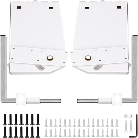 VEVOR Murphy Mounting Wall Springs Mechanism Heavy Duty Support Hardware DIY Kit for King Queen Bed (Vertical), White