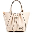 thumbnail image 1 of Tory Burch Hb Mcgraw Mini Drawstring Satchel Brie OS, 1 of 3
