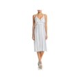 thumbnail image 1 of J Valdi Robe MIDI en Coton pour Femme – Bleu/blanc, 1 of 1