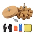 thumbnail image 3 of Juego de eliminación de pegatinas de rueda de goma genérica, disco removedor de adhesivos multiusos para pegatinas de vehículos recreativos, rayas de, 3 of 9
