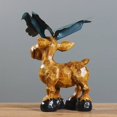 thumbnail image 1 of Jinsinto 1pcs Deer Resin Ornaments, 1 of 4