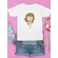 thumbnail image 3 of Girl With A Pet Bird T-Shirt Juniors -Image by Shutterstock,  Large, 3 of 4