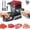 Gray (with Steady Grip ), variant on Meat Slicer, Manual  Meat , Meal Prep, Adjustable Thickness 2mm or 4mm, 17  get 18 Meat Slices, Meat Cleavers can be Sliced, Striped, Diced -Black