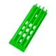 thumbnail image 5 of Soporte para anillos de pata de paloma, 4 filas, soporte para bandas, marco de almacenamiento, estante de plástico para colgar Verde, 5 of 9