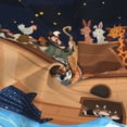 thumbnail image 3 of Wukai Ocean Scene with Noah's Ark Women’s Short Sarongs Beach Wrap Bikini Bottom Short Skirt Chiffon Scarf for Swimwear, 3 of 4