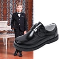 thumbnail image 2 of YUNICUS Kids Boys Oxford Classic School Formal Lace Up Dress Shoes, 2 of 6