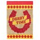 thumbnail image 1 of Dicksons Inc Herradura De Rosas Bandera Amarilla Diamantes, 1 of 1