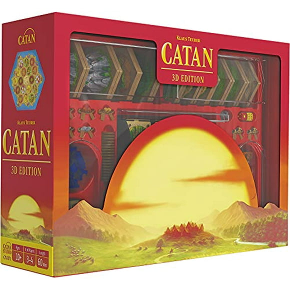CATAN 3D Edition Board Game | Strategy Game | Family Game for Teens and Adults | Ages 12+ | 3-4 Players | Average Playtime 60-90 Minutes | Made by Catan Studio