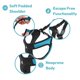 thumbnail image 3 of Arnés para perros Gooby Escape Free Easy Fit azul para perros pequeños, 3 of 8