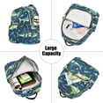 thumbnail image 5 of FORMRS Mini Backpack Purse for Women Quilted Travel Daypack Casual Shoulder Bag, Sharks Pattern, 5 of 7