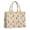 Beige Princess Leaf, variant on Large Capacity Tote Bag,Dark Princess Castle Pattern Handbag Fashion Luxury Tote Bag,15.7"x13"x 5.1" Inches,Laptop Compatible
