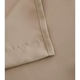 thumbnail image 2 of Nicole - Premium Grommet Blackout Window Curtain Panel with Tiebacks - Solid Thermal Insulated Draperies (54" W x 108" L, Taupe), 2 of 4