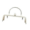 thumbnail image 4 of Rongfmy Metal Purse Frame Hardware Bag Clutch Frame for Sewing Craft Handbag Crochet Gold, 4 of 9